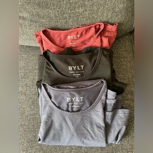 Men's Crew Neck Shirts - Red, Black, Navy Blue